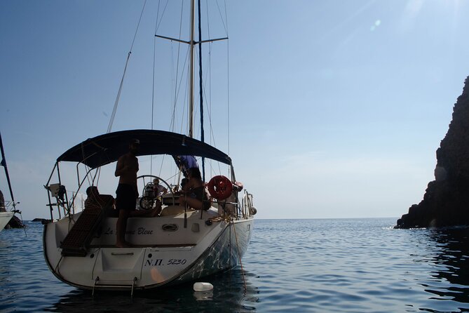 Full day sailing cruise on the West side of Milos island - Kleftiko Beach: The Main Event With Dinghy Caves and Optional Cliff Jumping