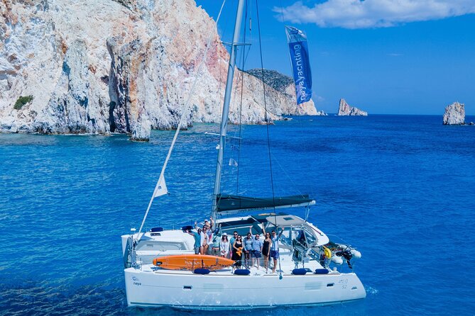 Full-Day Small-Group Cruise in Milos & Poliegos with Lunch - Cape Vani stop: caldera geology, manganese mines, and big-sky views