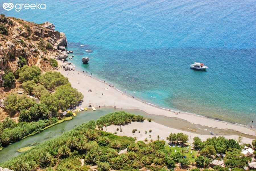 Georgioupolis: Preveli Palm Beach Day Trip by Bus and Boat - Kourtaliotiko Gorge Photo Stop and Cliffside Churches
