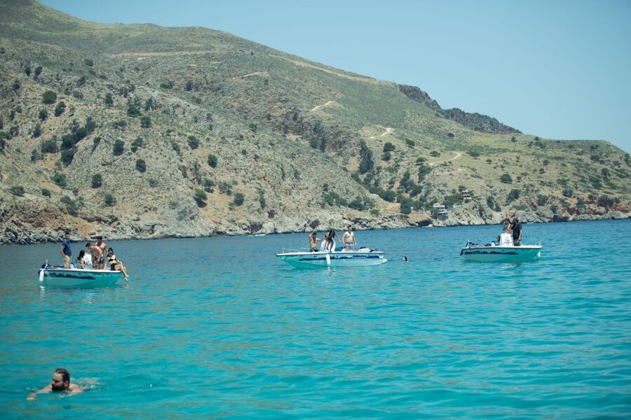 Georgioupolis: Rent a Boat Safari Sea Tour - Choosing your departure time: morning, afternoon, or evening