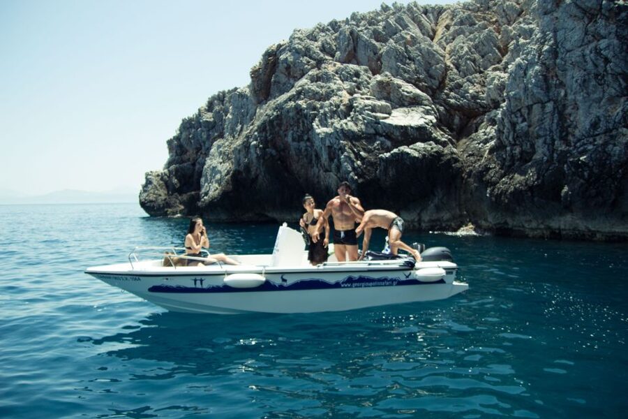 Georgioupolis: Rent a Boat Safari Sea Tour - Stop 2: lighthouse views that feel like real navigation, not just sightseeing