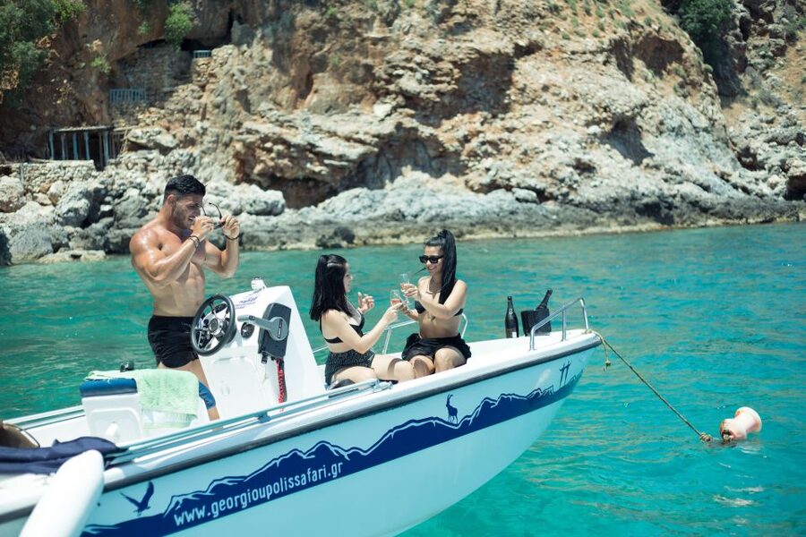 Georgioupolis: Rent a Boat Safari Sea Tour - Wildlife moments: turtles and fish, plus those unexpected sightings