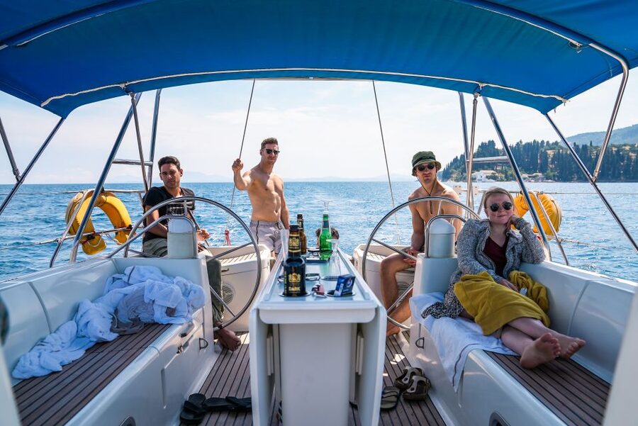 Gouvia: Corfu Island Sailing Trip with Snack and Soft Drinks - On-board snacks and soft drinks, plus optional alcohol