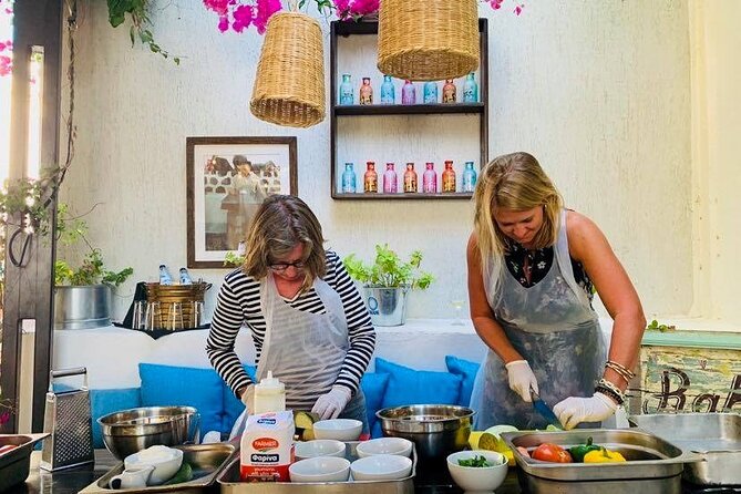 Greek Cuisine Cooking Class in Santorini with Recipes and Wine - Quick highlights you will remember