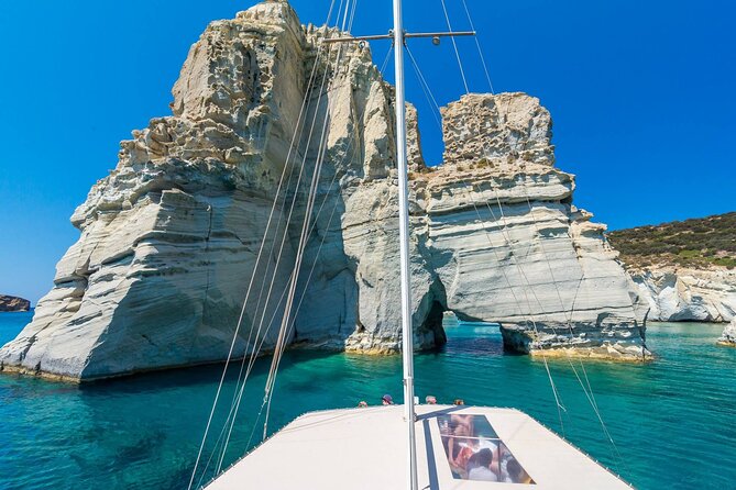 Half Day Boat Tour to Kleftiko Milos - Stop 2: Kleftiko caves and cave swimming (about 1 hour)