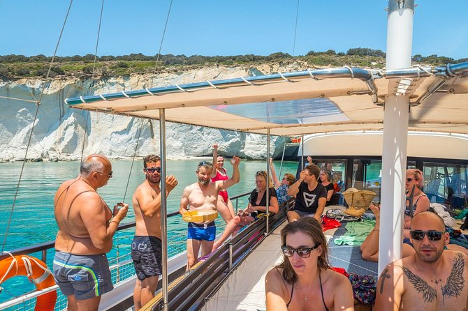 Half Day Boat Tour to Kleftiko Milos - Sighting time on the water: coast views with fewer headaches