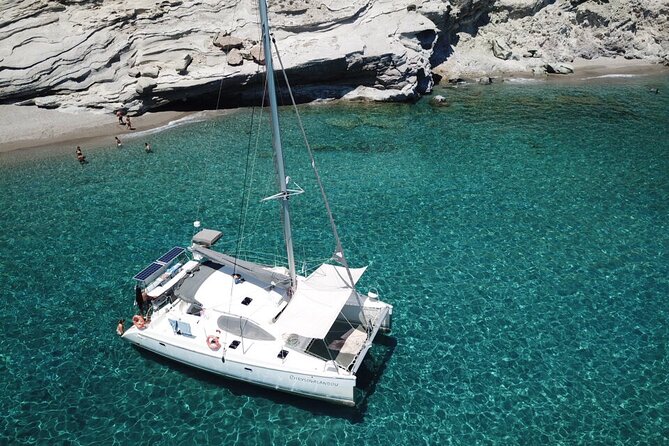 Half day Catamaran Morning Cruise in Kleftiko - Setting Out From Adamantas: Easy start, smooth day at sea