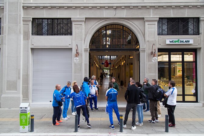 Half Day Food and Walking Tour with Tastings in Thessaloniki - Modiano Market: cheeses inside a renovated indoor classic