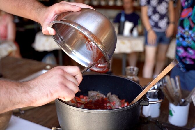 Half-Day Greek Cooking Class of Zakynthian Culture with Lunch - The core menu on Fridays: Stiffado, pies, dips, and orange cake