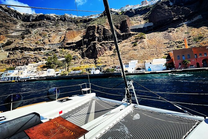 Half Day Premium Catamaran Cruise in Santorini including Oia - The crew makes the trip: names you may meet onboard