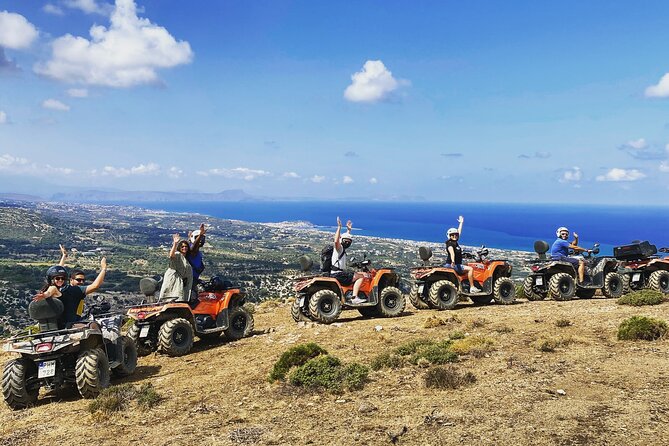 Half-Day Rethymno Quad Safari - Potami Dam Lake: a cafe by the water, then back onto rough roads