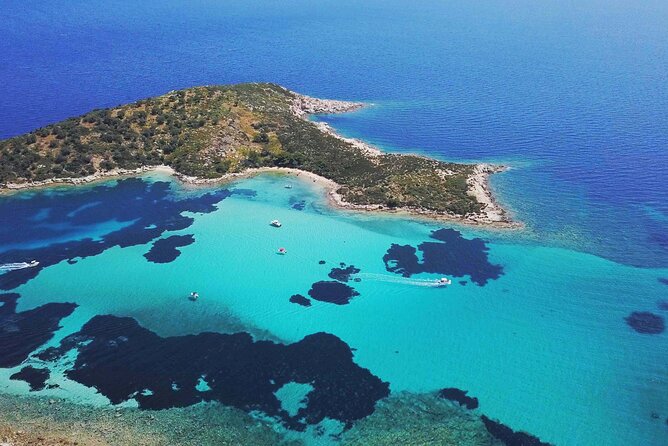 Halkidiki: Sithonia Private Full Day Cruise - Stop 1: Vourvourou Bay and Karydi Beach for calm-water swimming