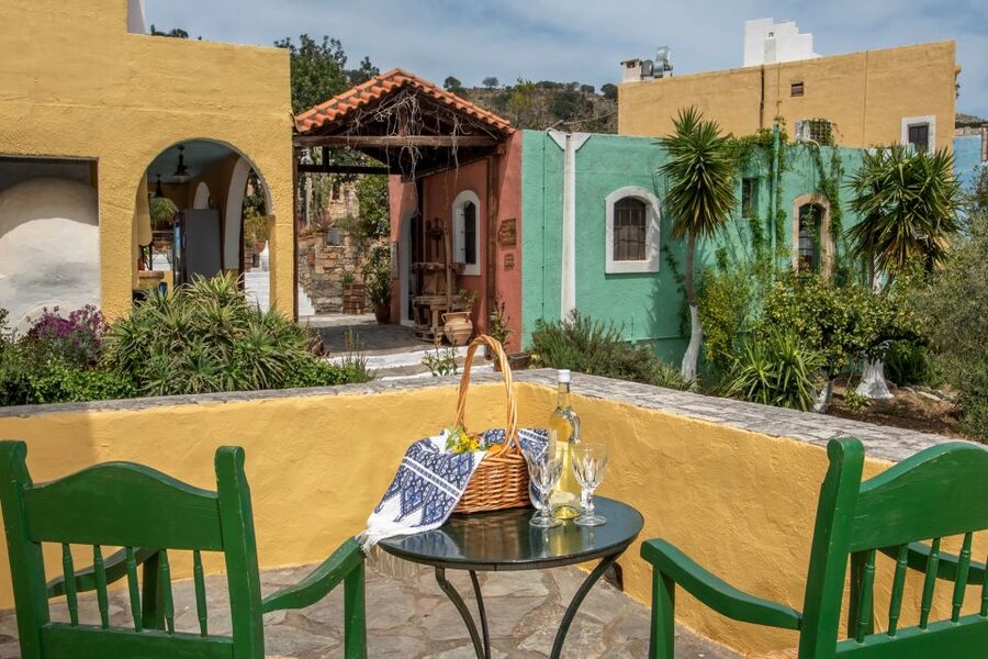 Heraklion: Cretan Cooking Lesson with Lunch in Arolithos - The mini museum and replica homes: walking through village life