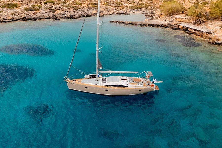 Heraklion: Dia Island Luxury Sailing Trip with Meal & Drinks - Comfort and seasickness, the two big realities on open water
