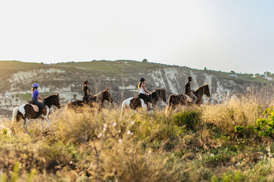 Heraklion: Horse Ride in the Cretan Mountains - The Mid-Ride Break: Juice, Fruit, and Photo Time