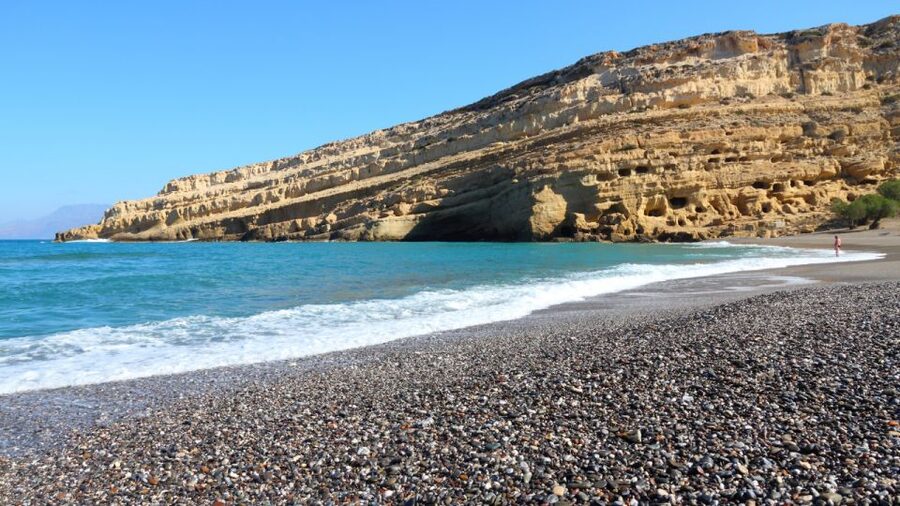 Heraklion: Matala Beach, Hippie Caves & Odigitria Monastery - South Crete by bus from Heraklion, and why it works