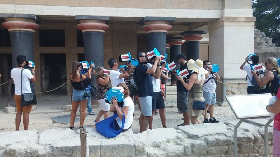 Heraklion: Palace of Knossos 3D Virtual Audio Tour by Tablet - The route in practice: ruins first, then “what they likely were”