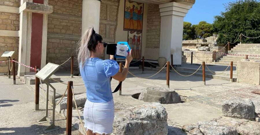 Heraklion: Palace of Knossos 3D Virtual Audio Tour by Tablet - Meeting up at Knossos: quick start, less stress