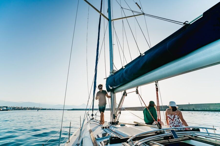Heraklion: Sailboat Cruise to Dia Island with Drinks & Lunch - Dia Island anchored time: swimming and snorkeling that feels low-pressure