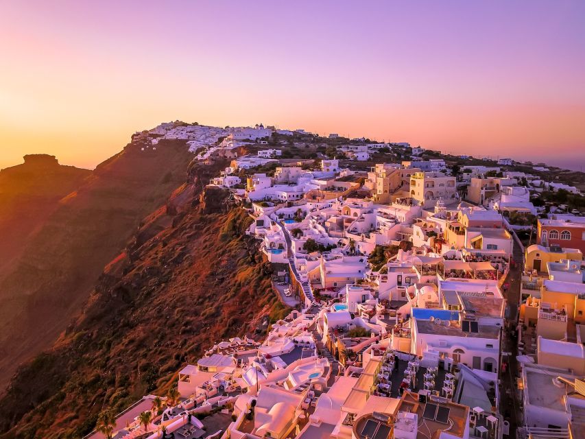 Heraklion: Santorini Day Trip with Boat Transfer & Oia Visit - First Look at the Caldera: Thira Port to Oia’s Volcanic Cliffs