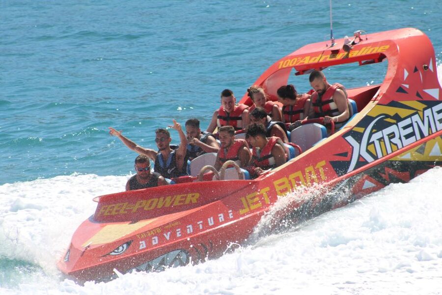 Hersonissos: Jet Boat Tour with Snorkeling - Saint George’s Bay swim stop: snorkeling in clear turquoise water