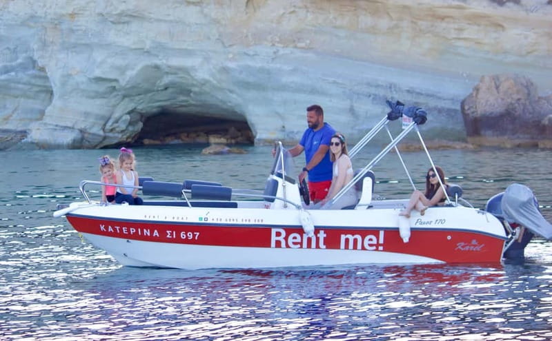 Hersonissos: Rent a Boat - No License Needed - Key things to know before you rent the boat