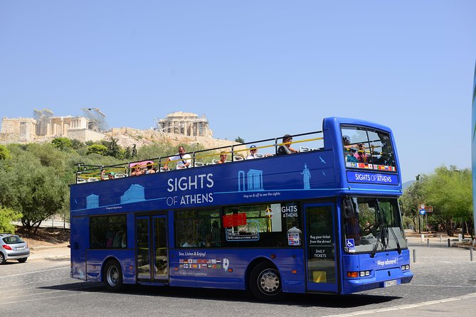 Hop on Hop Off Classic tour of Athens, Piraeus & Beaches - Temple of Olympian Zeus and parliament-side sightseeing
