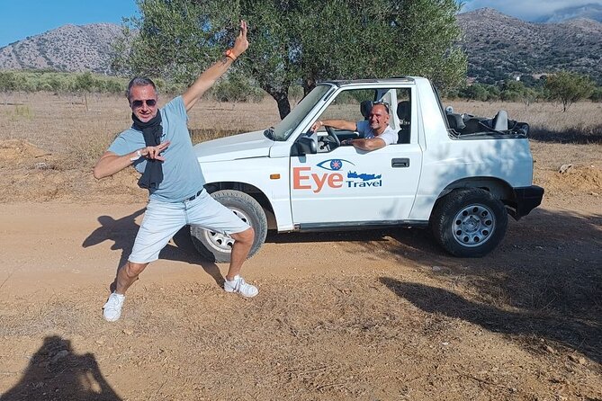 Jeep Safari 4x4 Crete real off road mountain tracks with Lunch from Hersonissos - Driving a jeep, or riding shotgun: what you need to know