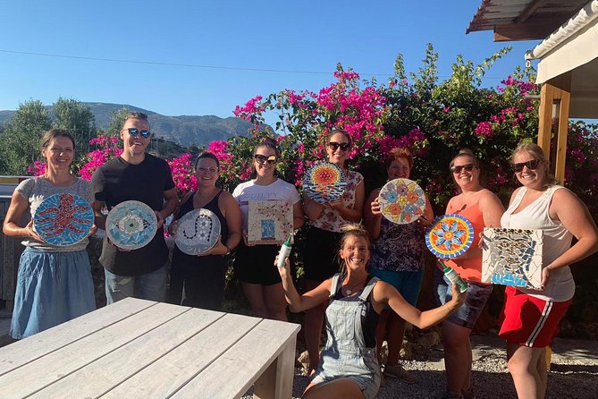Karpathos Creative Workshop for Mosaic in the vineyard - Your 3-hour mosaic flow in a Karpathos vineyard setting