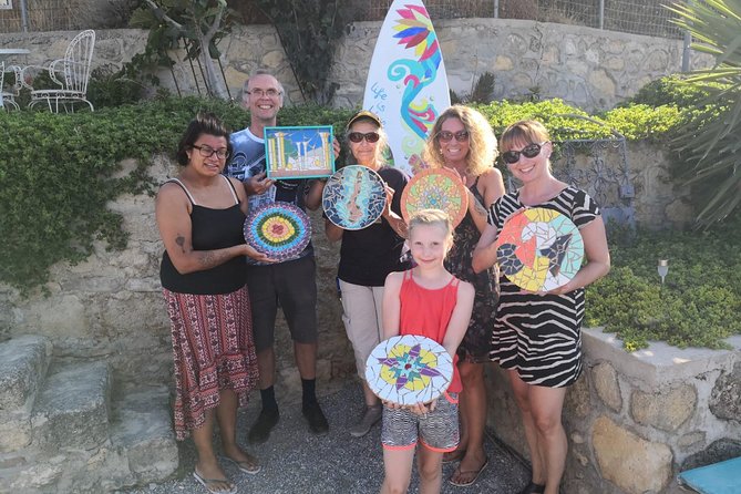 Karpathos Creative Workshop for Mosaic in the vineyard - Vineyard views, small group size, and the welcome touches