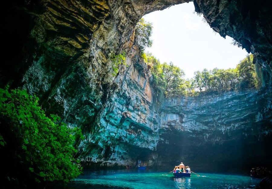 Kefalonia: Island Sightseeing Bus Tour with Hotel Transfer - Melissani Lake Boat Ride, the Light Show Underground