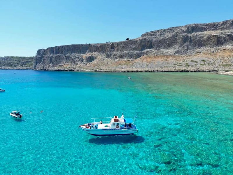 Kolymbia: Day Cruise to Lindos with 2 swimming stops - Swim stop #1: Tsambika Beach, a cooling reset with clear water