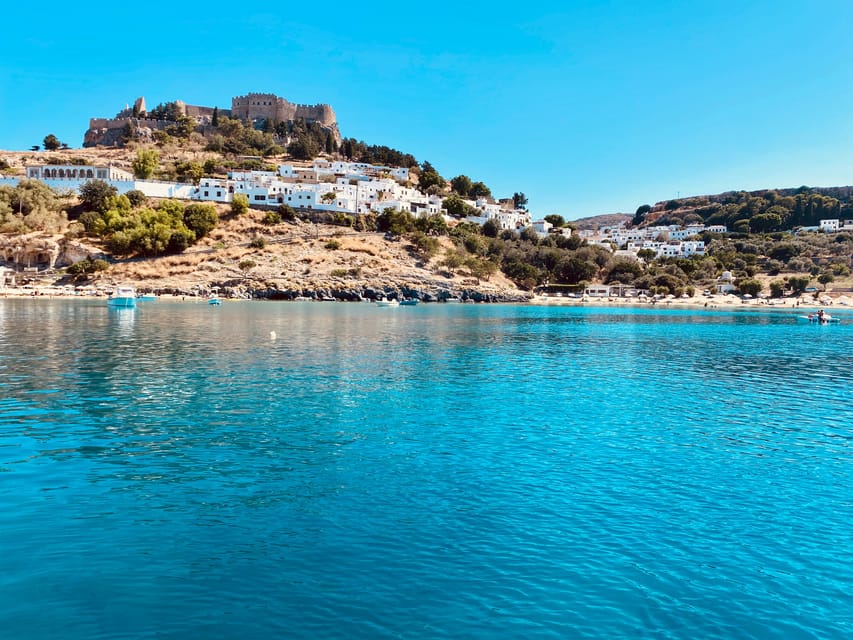 Kolymbia: Day Cruise to Lindos with 2 swimming stops - The boat ride feel: crew vibe, music, and what you might miss