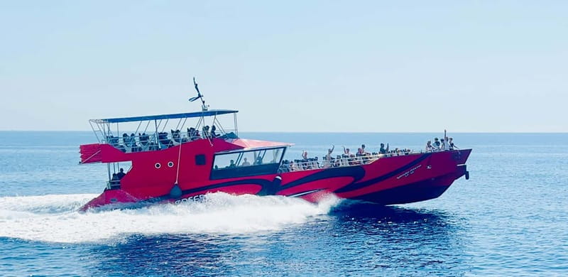 Kolymbia: High-Speed Boat to Symi Island & St George's Bay - Kolymbia Harbor Pickup and the Ride Across the Water