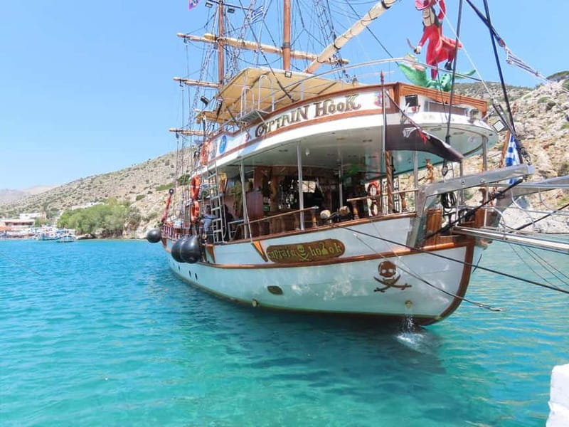 Kos : 3-Island Wooden Ship Cruise w/ Lunch on Captain Hook - Captain Hook wooden yacht: what the 85-foot ship feels like