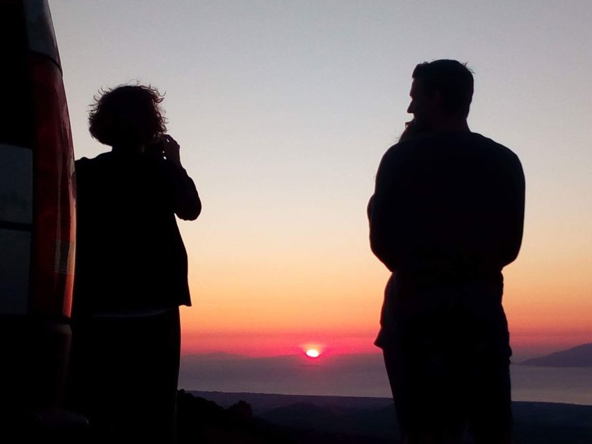 Kos 4x4 Sunset Safari Tour - Catching sunset at Mount Dikaios, best way to enjoy it