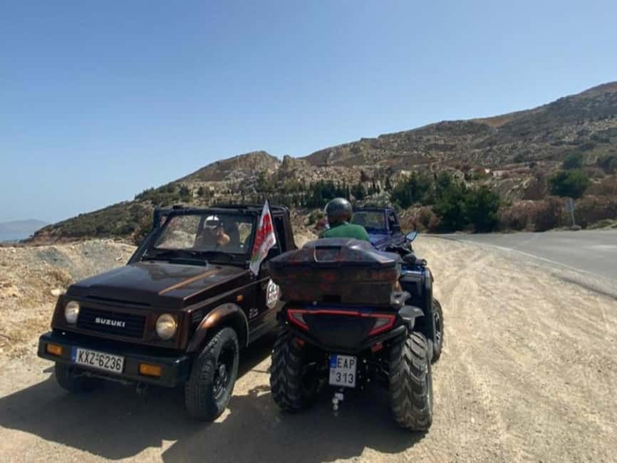 Kos: Guided Jeep or Quad Off-Road Tour with Drinks and Lunch - Driver vs passenger: license rules and how to choose your best fit