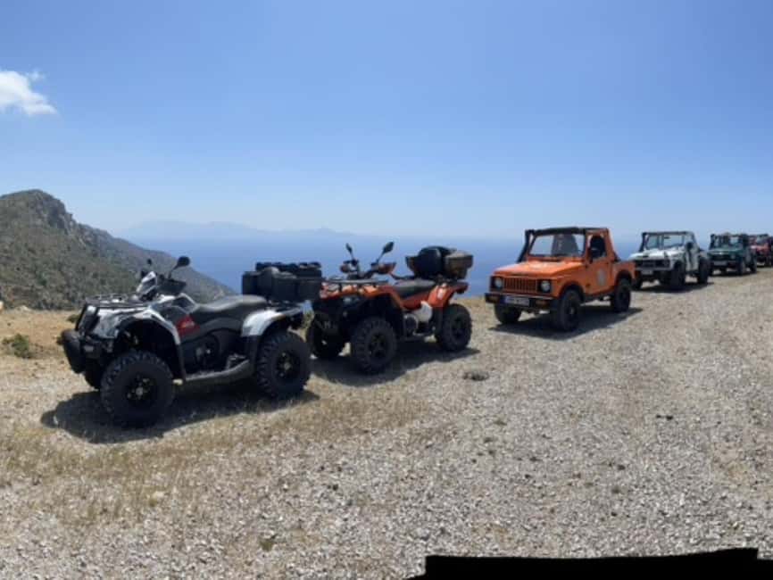 Kos: Guided Jeep or Quad Off-Road Tour with Drinks and Lunch - The mountain café stop: coffee, a treat, and a breather from the dust