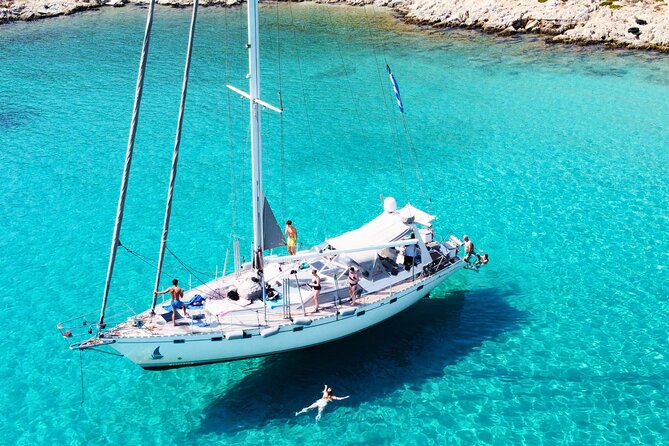 Kos: Small Group Full-Day Sailing with Meal, Drinks, & Swim - Key highlights