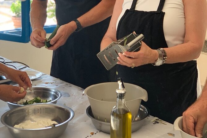Kourounochori, Naxos : Gregory's Traditional Cooking Class - Village walk highlights: Venetian tower, Otto table, cistern, orchards, gardens