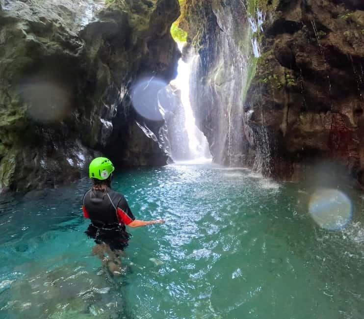 Kourtaliotiko Gorge: Guided River Adventure Trek with Lunch - Swimming in to the hidden waterfall (and why the wetsuit matters)