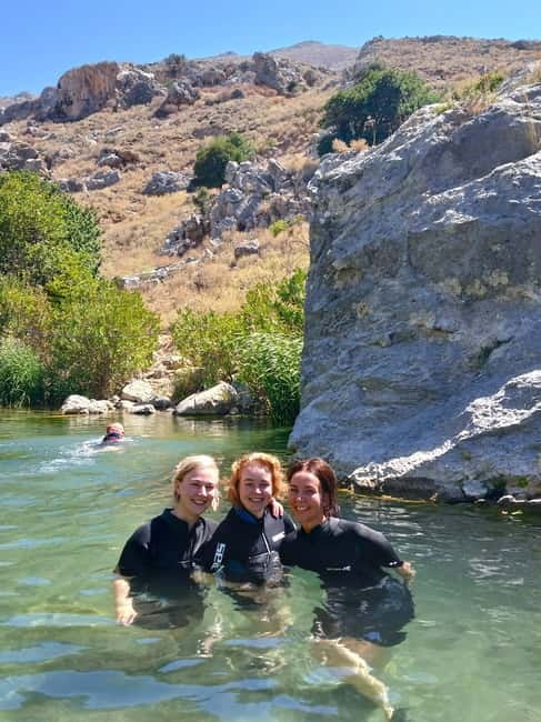 Kourtaliotiko Gorge: Guided River Adventure Trek with Lunch - Gardens, tropical plants, and a classic olive grove finish