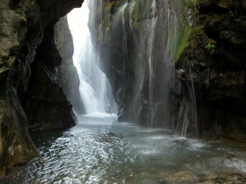Kourtaliotiko Gorge River Trek with Lunch! Pick-up Avaliable - The gear list: neoprene suit, helmet, poles, and waterproof phone care