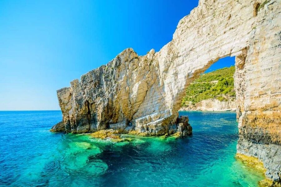 Laganas Zakynthos: Marathonissi, Keri Caves and Turtles Spot - Swim stop at the Keri Caves area