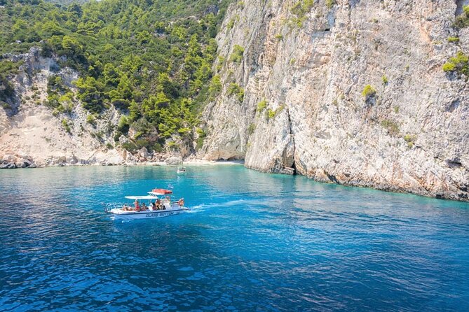 Laganas Zakynthos: Marathonissi, Keri Caves and Turtles Spotting - Stop 4: Cape Marathia Promontory and Keri Caves Views From the Boat