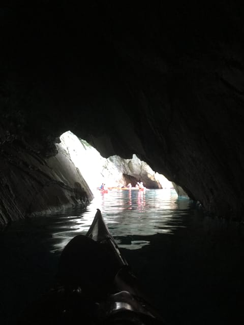 Lefkada: Blue Cave Kayak Tour with a Taste of Greece - Peristera Dove Beach and the Wildlife-Feeling Cave Stop
