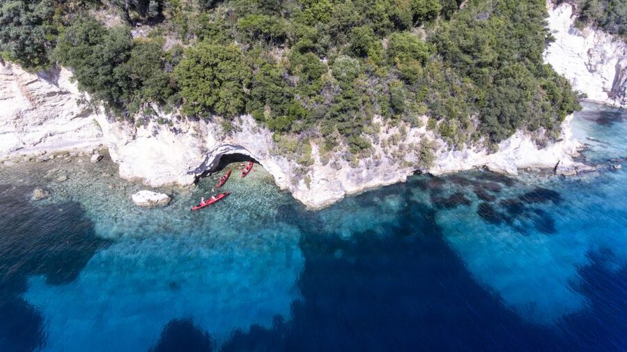Lefkada: Full Day Sea Kayaking Tour - Thilia islet snorkeling: a focused coral reef break