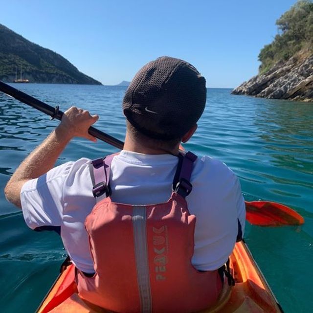Lefkada: Hidden Blue Cave Kayak Trip with Lunch & Fruits - What to bring so the trip feels easy