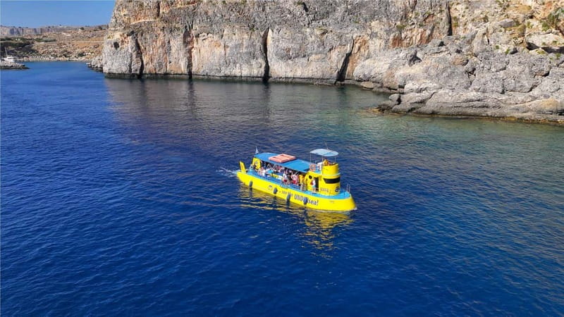 Lindos: Submarine Cruise with Swimming Stop at Navarone Bay - Who should book this Lindos submarine cruise