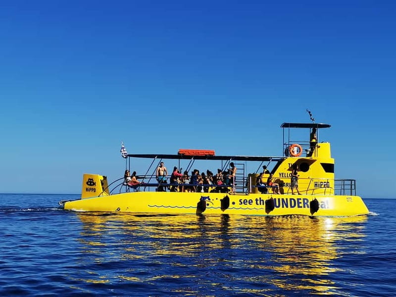 Lindos: Submarine Cruise with Swimming Stop at Navarone Bay - Getting onboard: where you meet and how pickup works